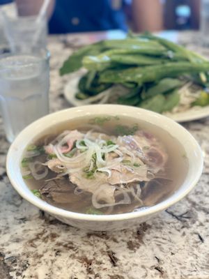 #18 Beef pho, large