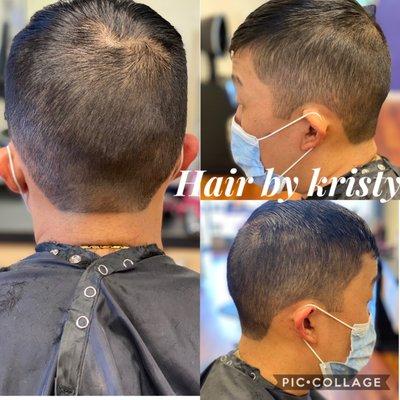 Men's cut by Kristy