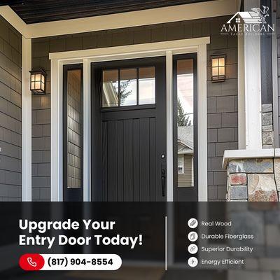 Enhance the entrance to your property with the superior doors offered by #AmericanEagleBuilders

 Call today at (817) 904-8554