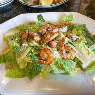 Caesar Salad with Shrimp