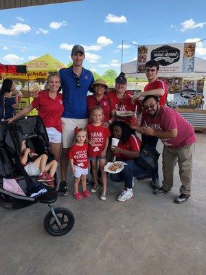 Hank Gerdes State Farm team working at the Wiener Dog Festival!