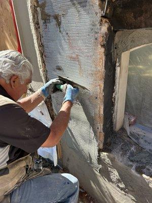 Chimney. Mason. Parging. Repointing.