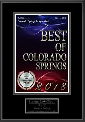 Colorado Springs Independent Best Of Colorado Springs Winner!