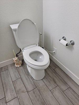 New toilet