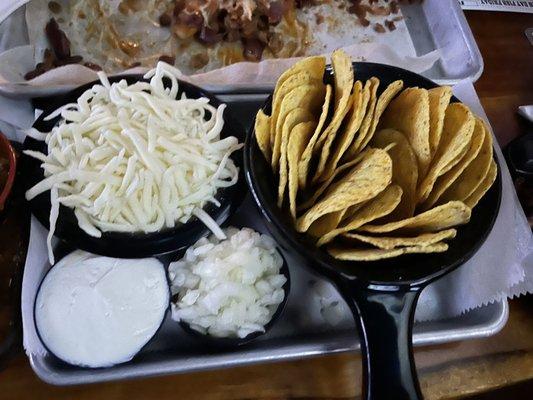 Sides that came with the chili sampler