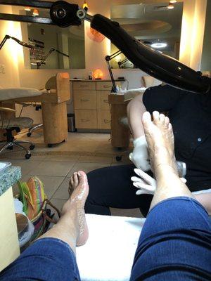 Much needed foot care....