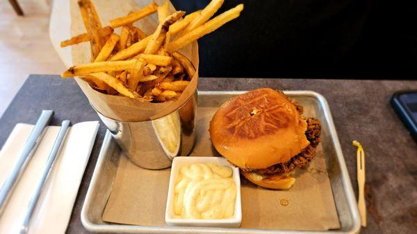 Hot Honey Chicken and Fries!