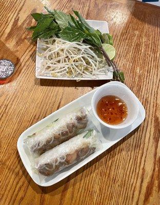 A4. Fresh Salad Rolls with Grilled Pork