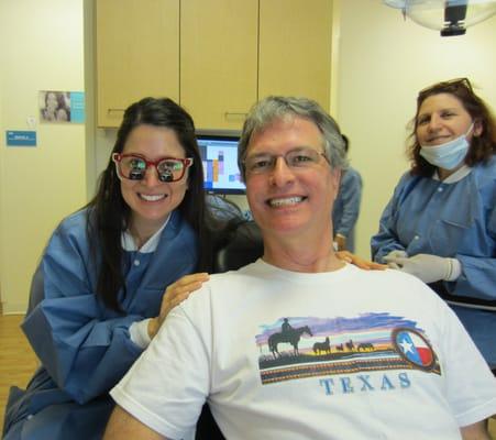 Being able to smile again feels good. -- Manos Dental Center