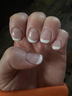 Gel French manicure