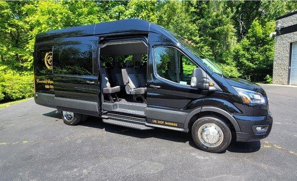 14 Passenger Ford High Top Transit Van