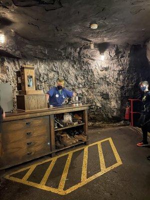 Coal mine exhibit