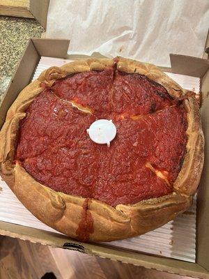 Chicago stuffed pizza