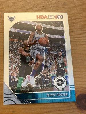 This terry rozier card is bend