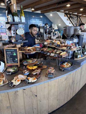 cashier / display area