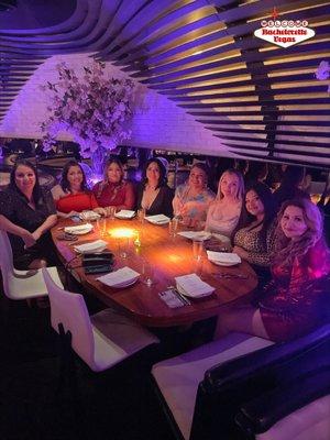 Bachelorette Dinner at STK in the Cosmopolitan