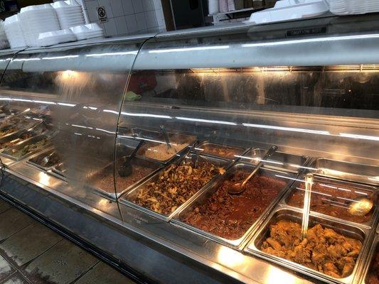 Hot food counter