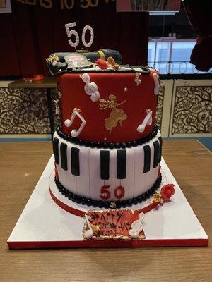 My 50th birthday cake