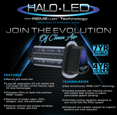 HALO LED air cleaners are the BEST!