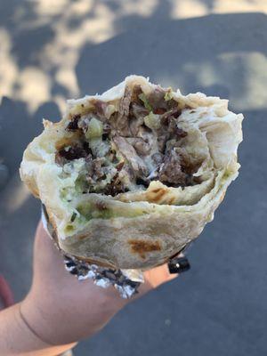 Jumbo Burrito- Asada