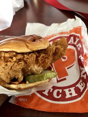 Spicy chicken sandwich