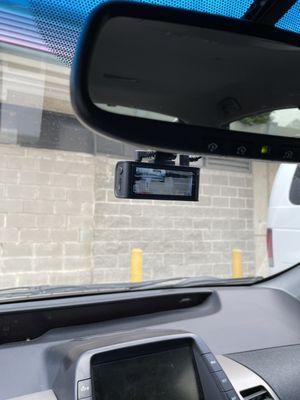 The dash cam.