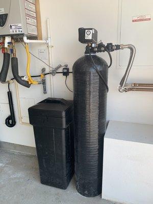 Fleck water softener.