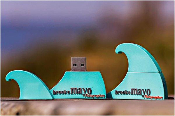 Custom Wave Flash Drive