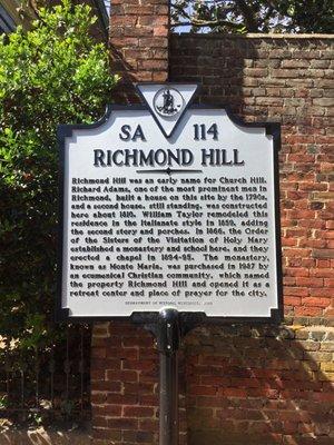 History of Richmond Hill.