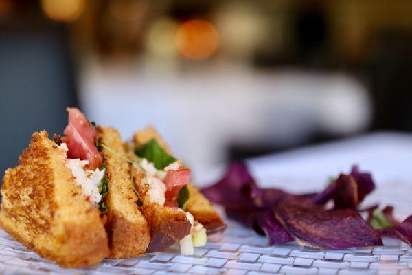 Lobster Club Sandwich with Chipotle Brioche I travel the world to experience food, people, and culture.  @1dreamtolive #1dreamtolive