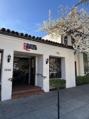 Showroom is located at 1345 State St. on the corner of State & Sola St.