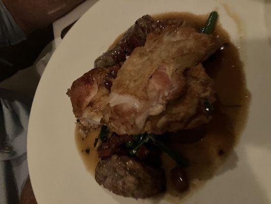 Prosciutto-stuffed chicken