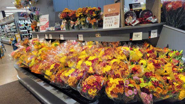 Flowers section