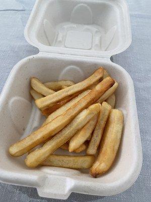 The amount of fries you get for $4