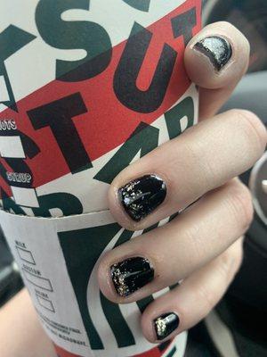 Holiday nails. They always do the best job!