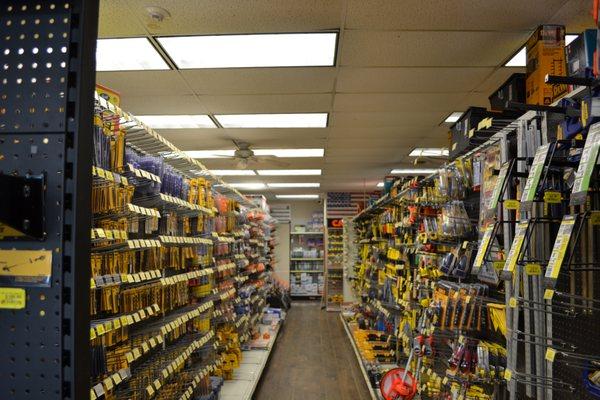 A large selection of fasteners, bits, and more always in stock!