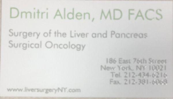 Dmitri Alden, MD, FACS