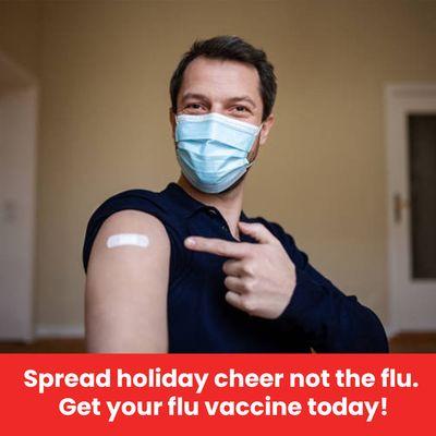 Flu season is in full swing, but it isn't too late to get your annual flu vaccination!