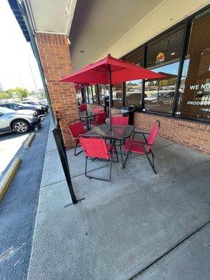 Covered patio