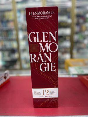 GLENMORANGIE SINGLE MALT SCOTCH WISKEY 12 years