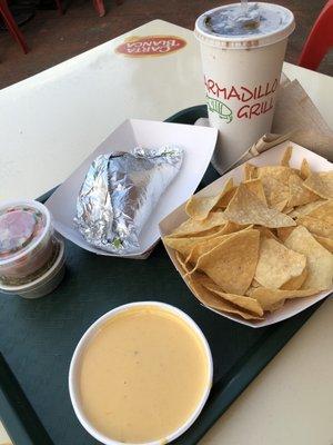 I always splurge for queso here.