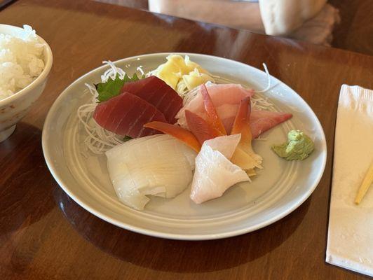 Sashimi lunch special