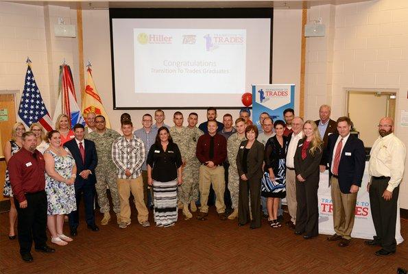 Transition to Trades, developed by Hiller and U.S. Army Garrison Ft. Campbell, graduates its first class of soldiers from Total Tech.