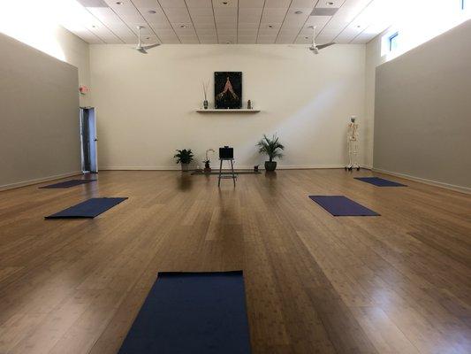 While we were closed we took advantage of the center being closed to update our space! in-studio social distanced classes now available.