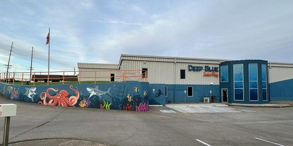 Front of the facility.  Free parking and handicap access to both floors.