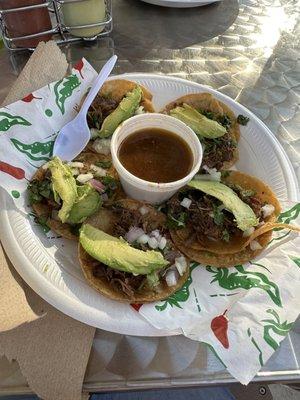 Mini Birria tacos