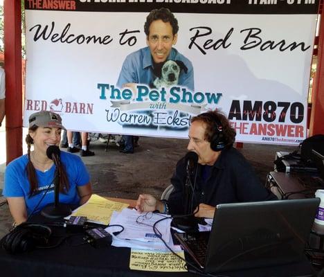 On the radio with renowned pet behaviorist, Warren Eckstein