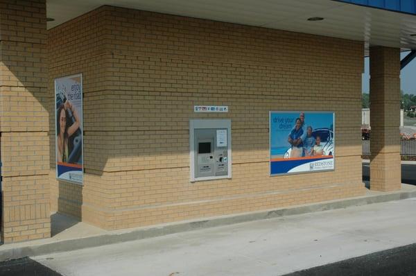 Redstone Federal Credit Union walk-up ATM at our Harvest, AL branch.