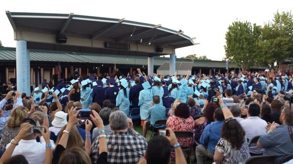 The superintendent said it's official. You jave officially graduated Class of 2014! You did it!!