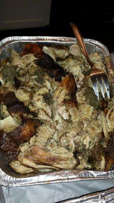 Roast pork shoulder  (pernil)